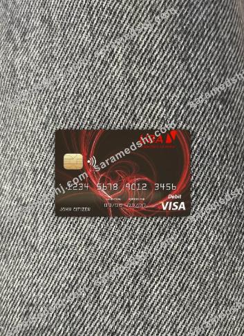 Burkina Faso United bank for Africa visa card photolook front